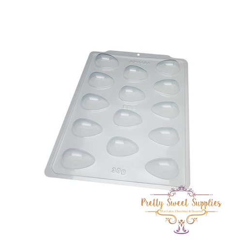 SMOOTH EGG Chocolate Mould 30g - 3 Piece