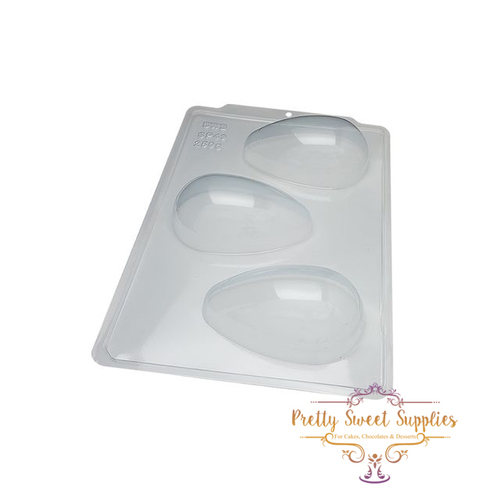 SMOOTH EGG Chocolate Mould 250g - 3 Piece