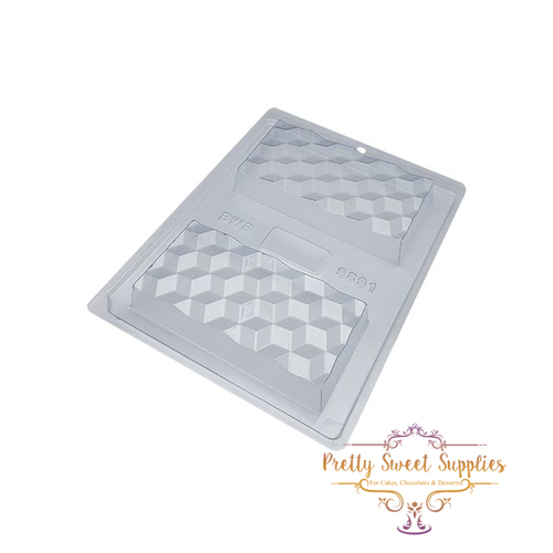 TEXTURED SLAB Chocolate Mould - 3 Piece