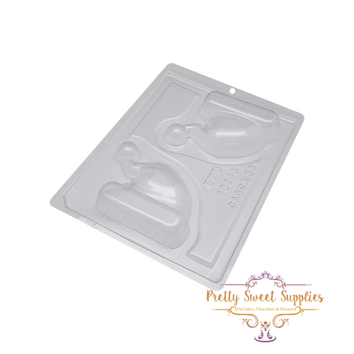 SANTA HAT Chocolate Mould - 3 Piece