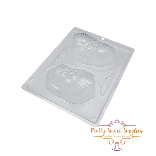 SANTA FACE Chocolate Mould - 3 Piece