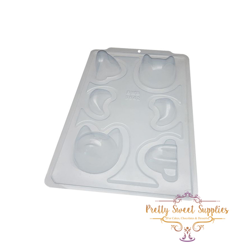 3D FOX Chocolate Mould - 3 Piece