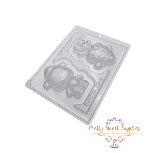 PIG Chocolate Mould - 3 Piece