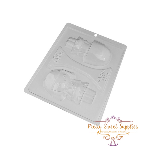 RAINBOW GIRL Chocolate Mould - 3 Piece