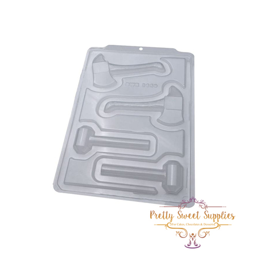 LITTLE HAMMER & AXE Chocolate Mould - 3 Piece 
