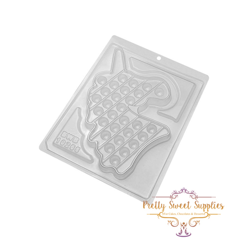 UNICORN POP IT Chocolate Mould - 1 Piece