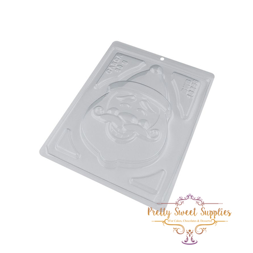 JOLLY SANTA FACE Chocolate Mould - 3 Piece