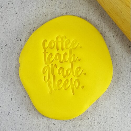 COFFEE TEACH GRADE SLEEP Embosser - 60mm