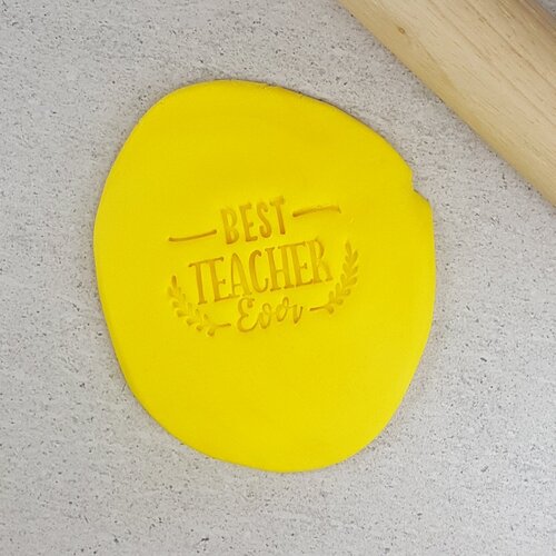 BEST TEACHER EVER Embosser - 60mm