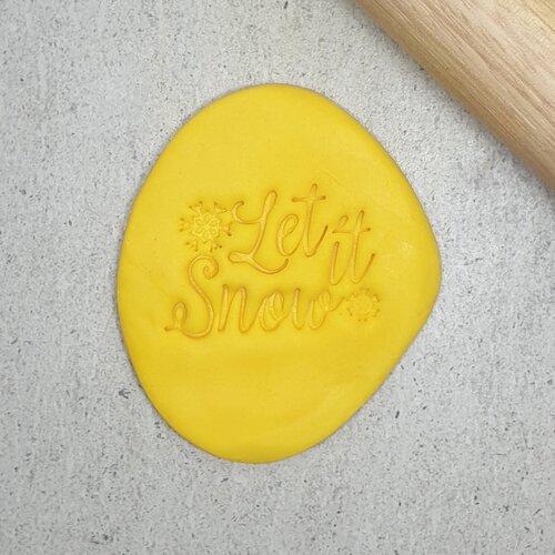 LET IT SNOW Embosser - 60mm