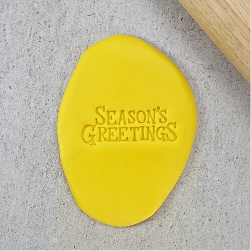 SEASON'S GREETINGS Embosser - 60mm