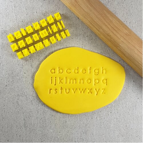 MODERN STAMP SET Embossers - Lower Case