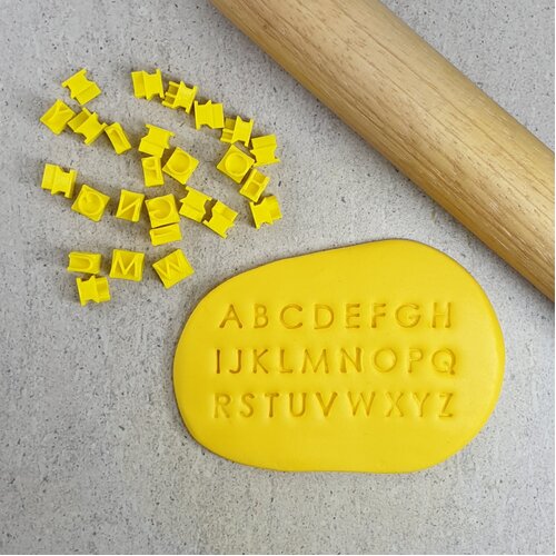 MODERN STAMP SET Embossers - Upper Case