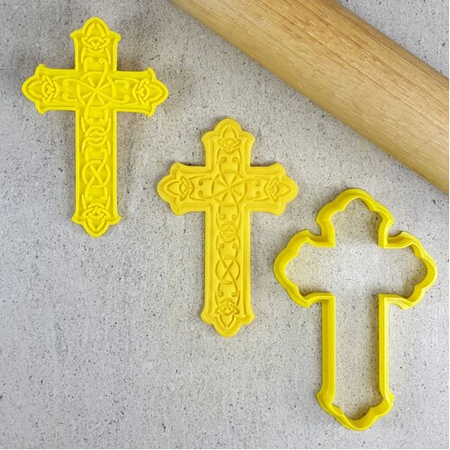 DECORATIVE CROSS Cutter & Embosser Set