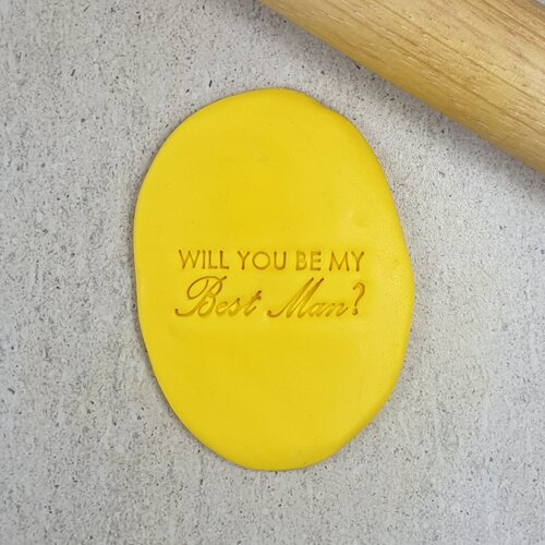 WILL YOU BE MY BEST MAN? Embosser - 60mm