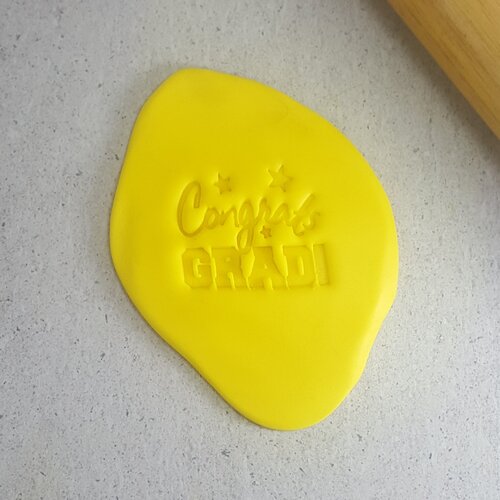 CONGRATS GRAD Embosser - 40mm