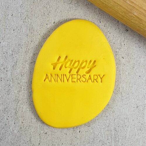 HAPPY ANNIVERSARY Embosser - 60mm