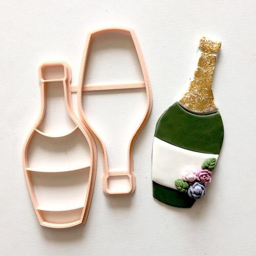 CHAMPAGNE BOTTLE Cutter & Embosser Set
