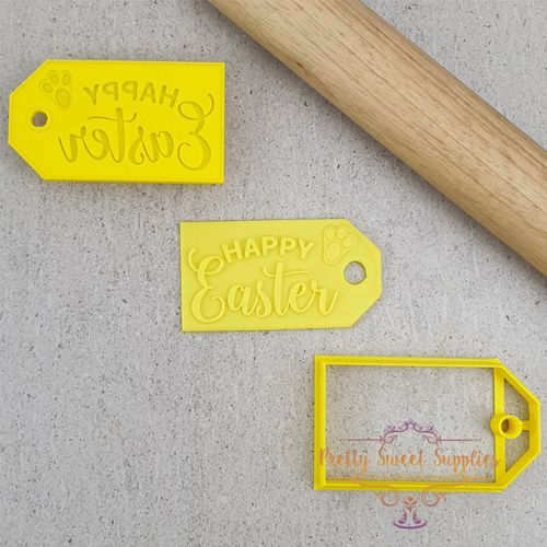 HAPPY EASTER GIFT TAG Debosser & Cutter