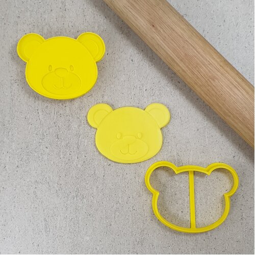 TEDDY BEAR HEAD Cutter & Embosser Set