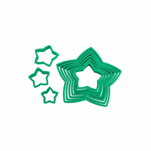 Star Christmas Tree Cookie Cutter Set