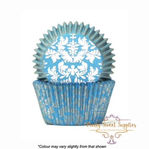 Baking Cups BLUE & SILVER 408 (100pc)