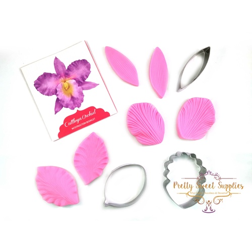 Cattleya Orchid Cutter and Veiner Set