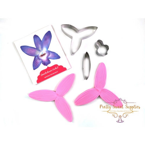 Dendrobium Orchid Cutter and Veiner Set
