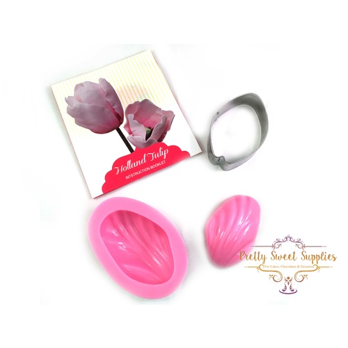 Holland Tulip Cutter and Veiner Set