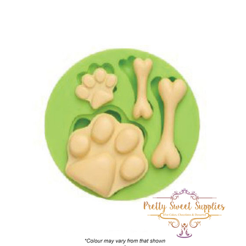 DOG PAW & BONE Silicone Mould