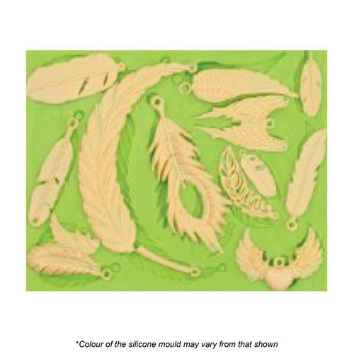 ASSORTED FEATHERS and WINGS Silicone Mould
