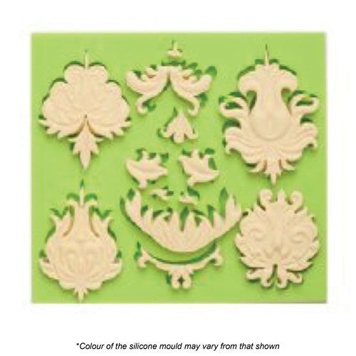 ASSORTED SCROLLS 2 Silicone Mould