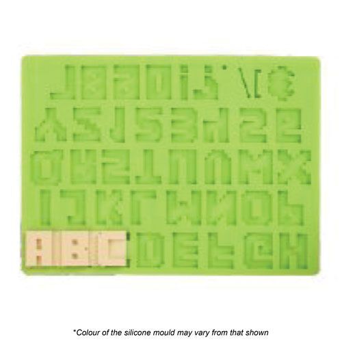 PIXEL FONT LETTER & NUMBER SET Silicone Mould