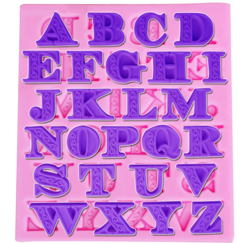 UPPERCASE LETTERS VINE Silicone Mould