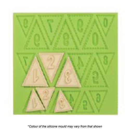 BUNTING NUMBERS Silicone Mould
