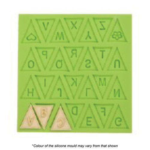 BUNTING LETTERS Silicone Mould