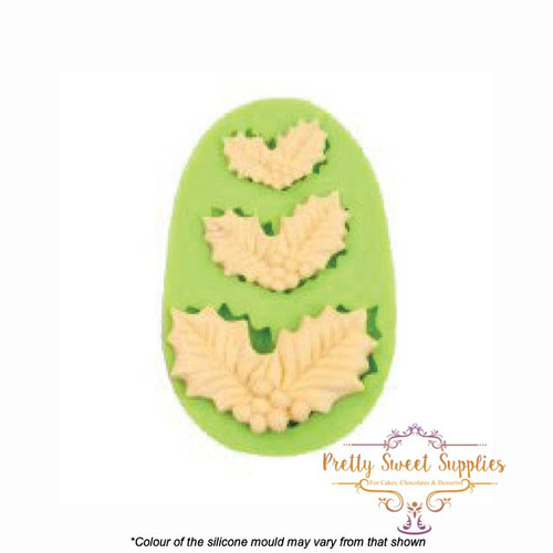 ASSORTED HOLLY Silicone Mould