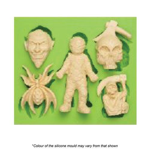 HALLOWEEN SCAREY ASSORTED Silicone Mould