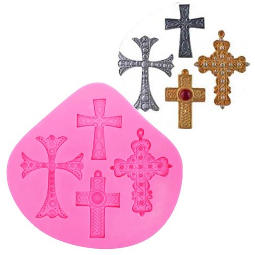 MULTIPLE CROSSES Silicone Mould