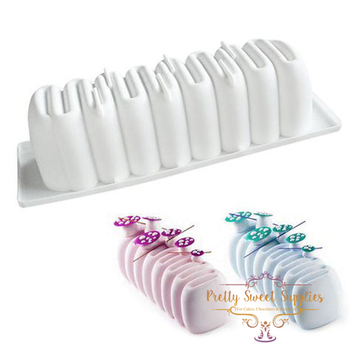 LARGE 3D RUFFLE Silicone Mould