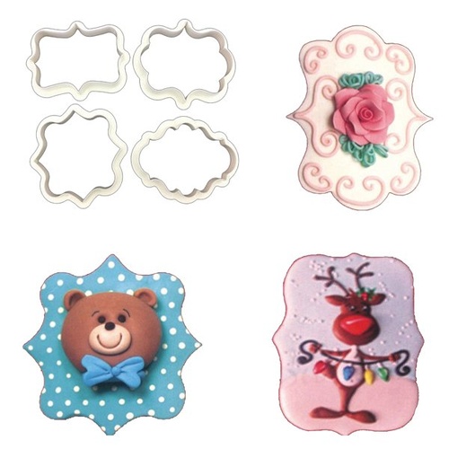 PLAQUE Cookie Cutters - Set of 4