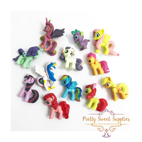 MY LITTLE PONY Plastic Figurines - 12 Piece Set