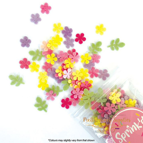 MINI DAISY FLOWER Wafer Sprinkles - 9g