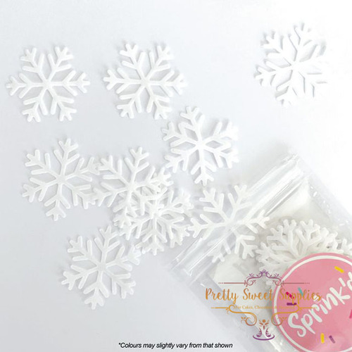 SNOWFLAKE Wafer Sprinkles - 2g