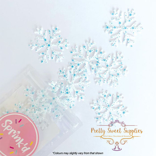 GRAFFITI SNOWFLAKE Wafer Sprinkles - 2g