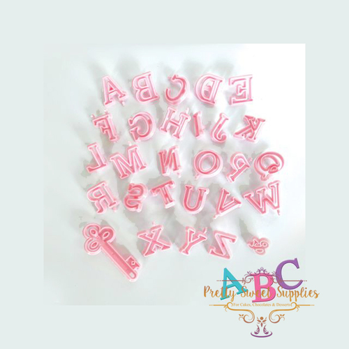 UPPERCASE ALPHABET Embossers/ Cookie Cutters