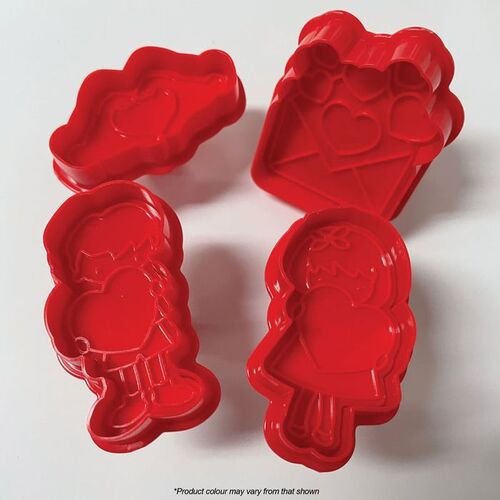 LOVE 2 Plunger Cutters - 4 Pieces