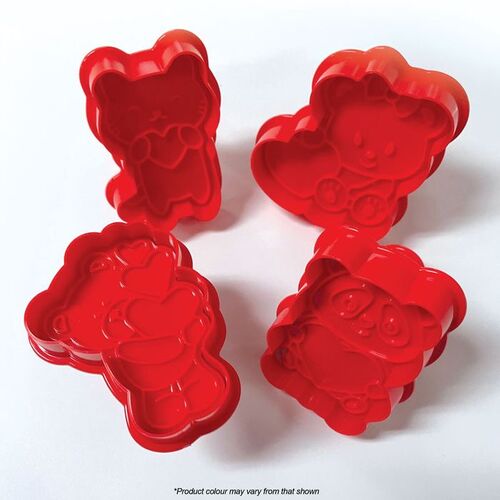 LOVE 3 Plunger Cutters - 4 Pieces