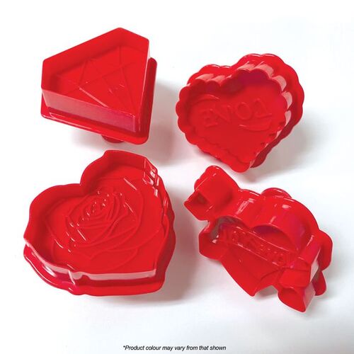LOVE 4 Plunger Cutters - 4 Pieces