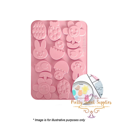 EASTER FLOWER ASSORTED - Silicone Mould